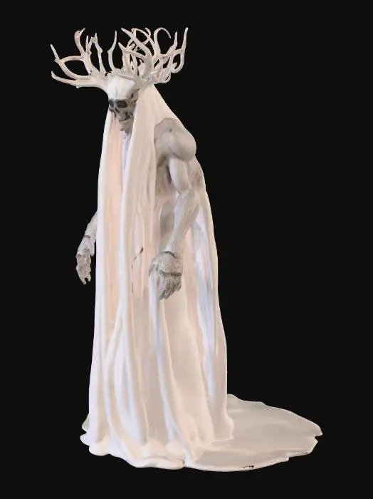 3D model for призрачный воин, бывший король, ныне мертвый, душа. Он может вселятся в других персонажей получая контроль над ними