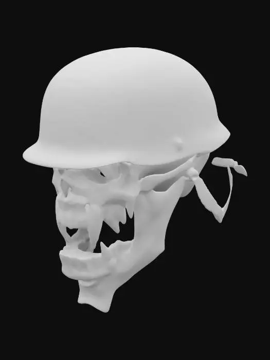 3D model for Warrior Skull