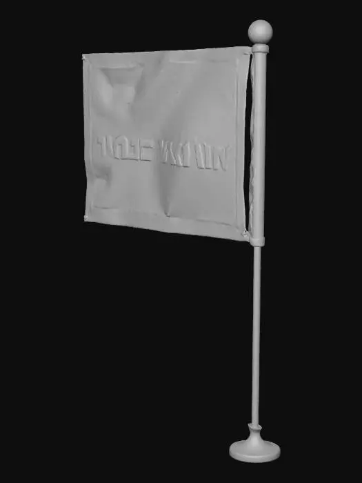 3D model for chackpoint bayrağı