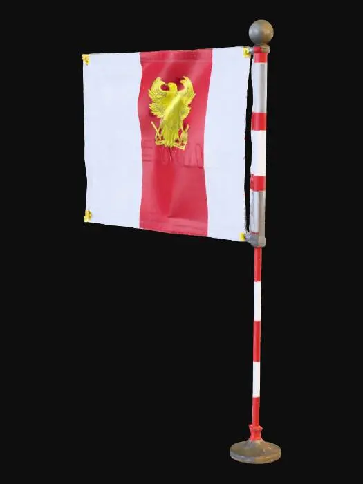 3D model for chackpoint bayrağı