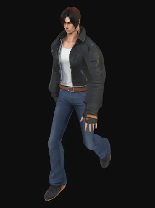 3D model for 3D Character Model Kyo kusanagi 