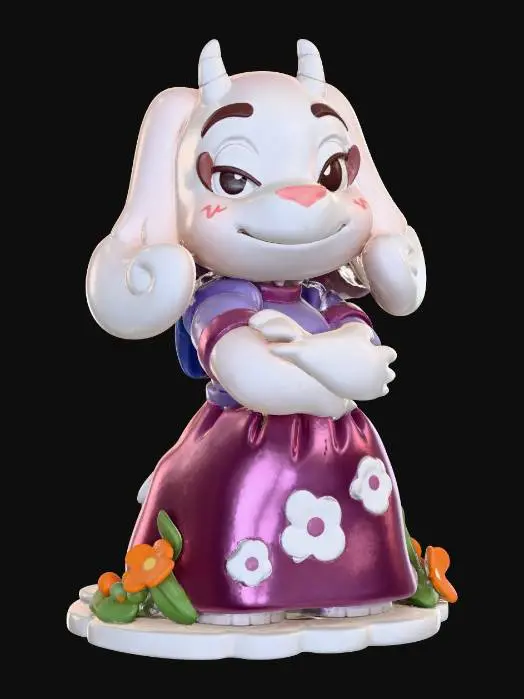 3D model for Blossom Boss Bunny