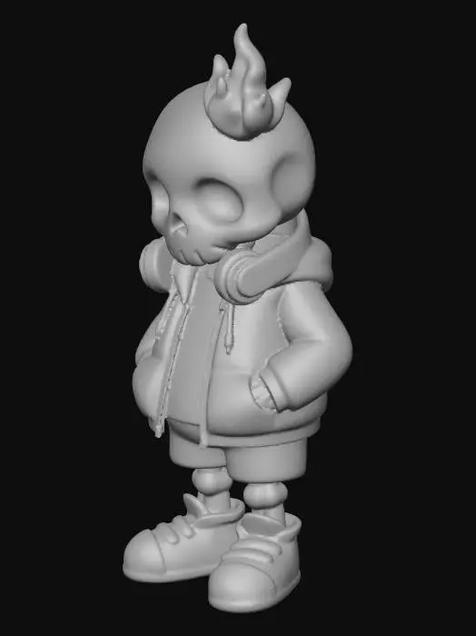 3D model for undertale sans