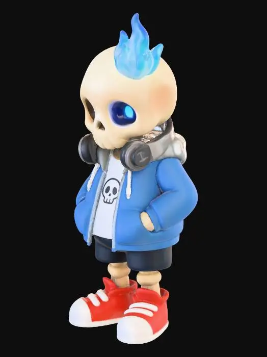 3D model for undertale sans