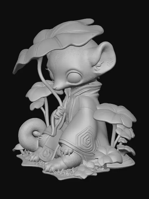 3D model for Leafbound Panda