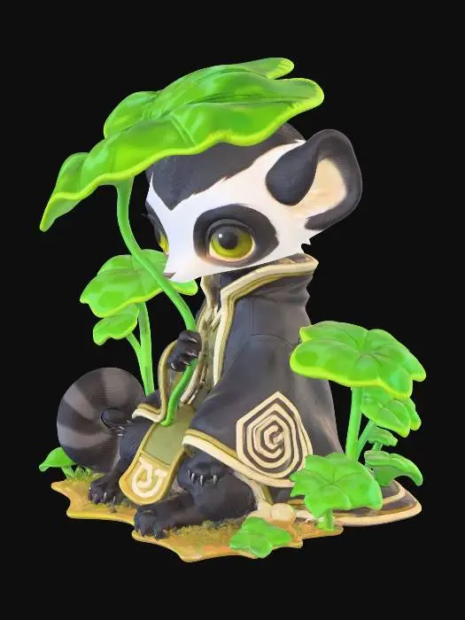 3D model for Leafbound Panda