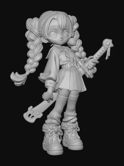 3D model for Sakura Katana