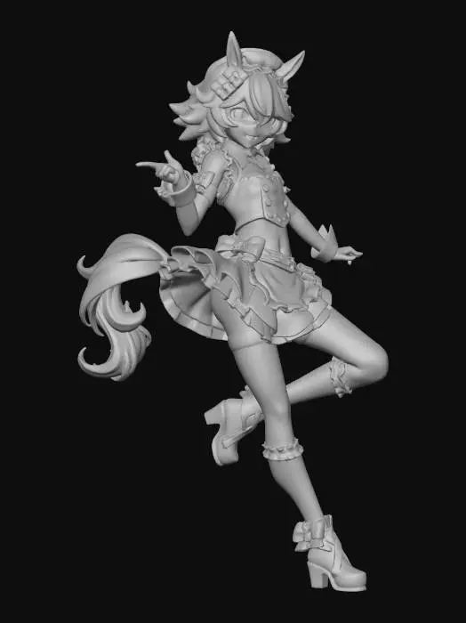 3D model for Golden Mane Maid