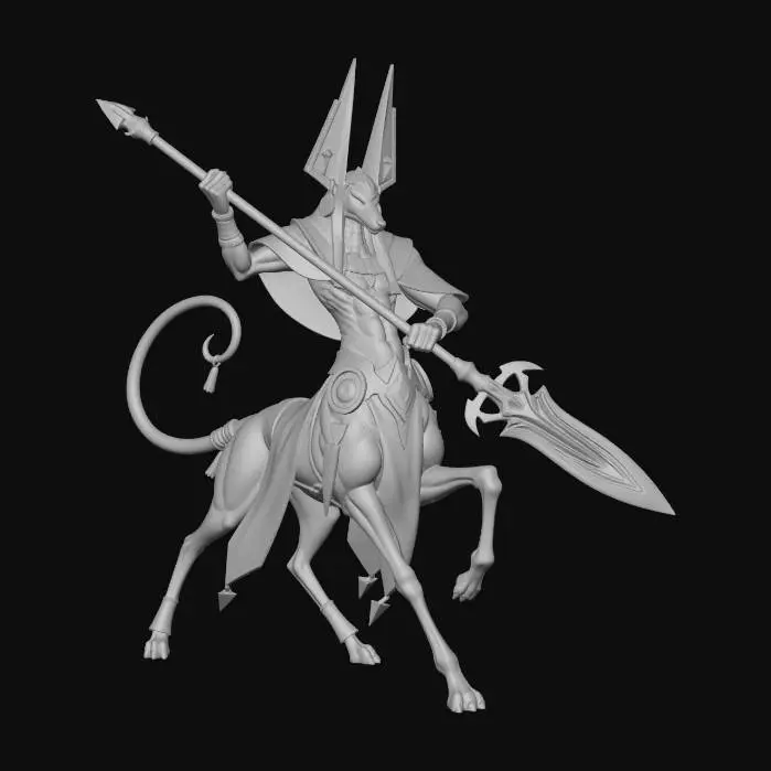 3D model for Anubis, Spear of the Azure Dawn
