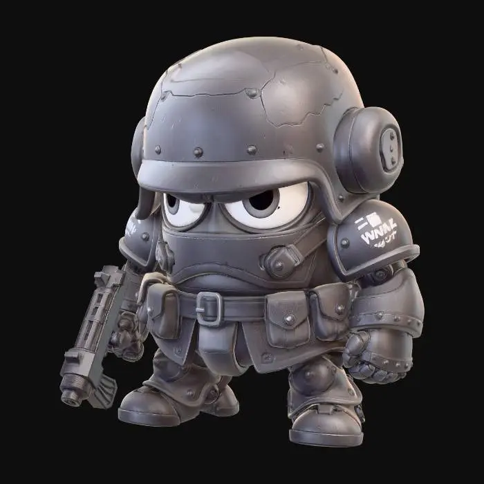 3D model for 3A soldier