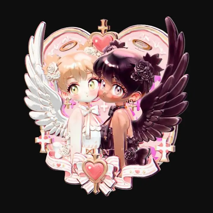 3D model for Two Halves of a Heart