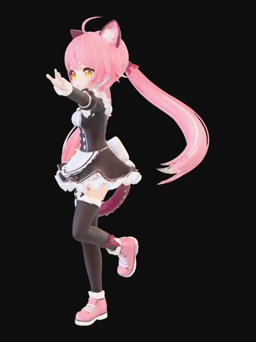 3D model for Cat Maid