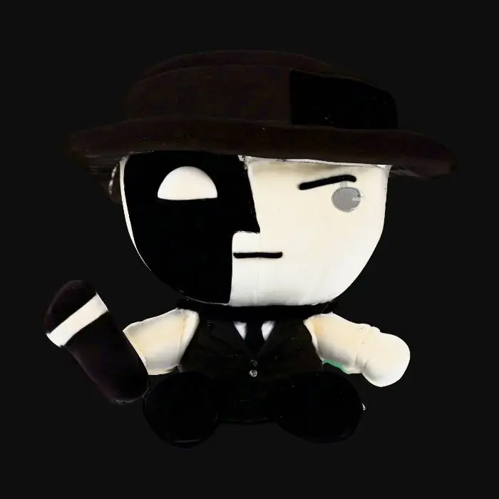 3D model for Monochrome Plushie