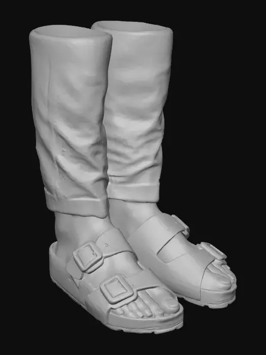 3D model for Sandaled Steps