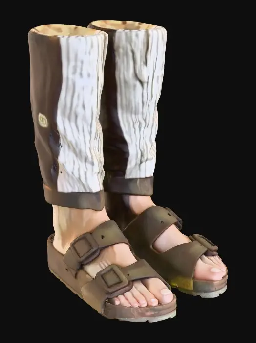 3D model for Sandaled Steps