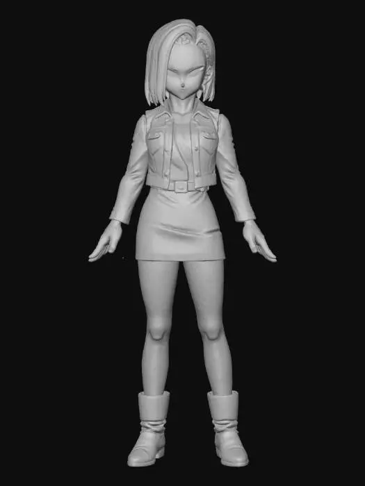 3D model for Android in Denim