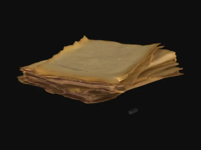3D model for fais moi une pile de papiers écris en russe
