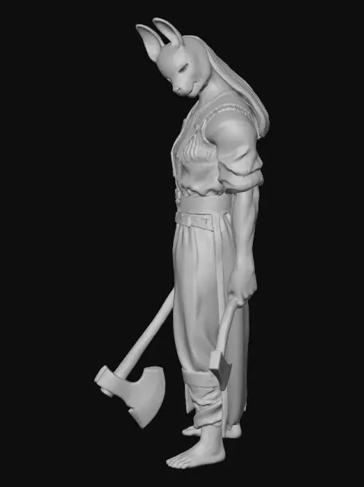 3D model for Huntress dbd