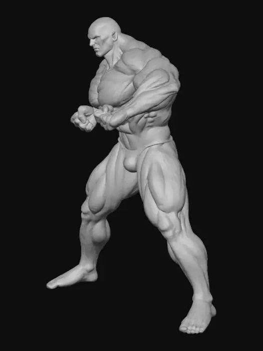 3D model for Power Stance