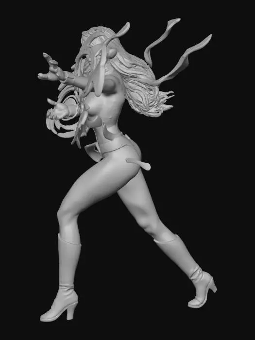 3D model for Superheroine Elementalist