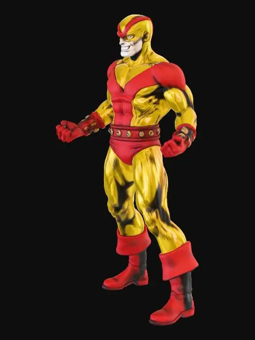 3D model for Heroic Stance