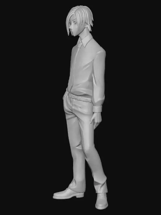3D model for Masked Blonde Character
