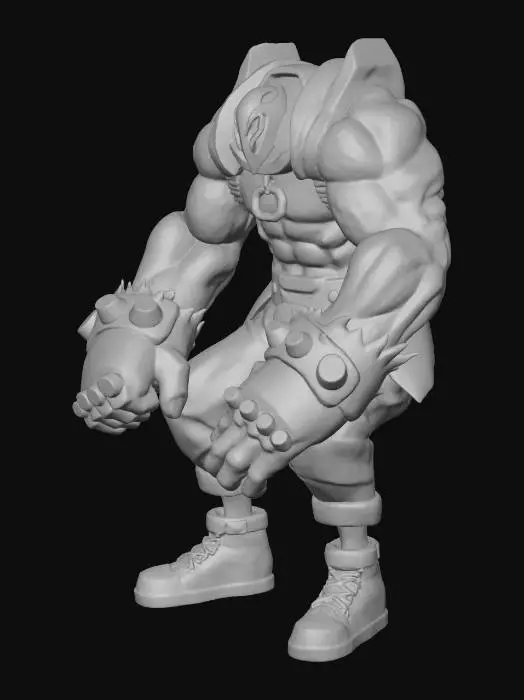 3D model for Mecha Juggernaut