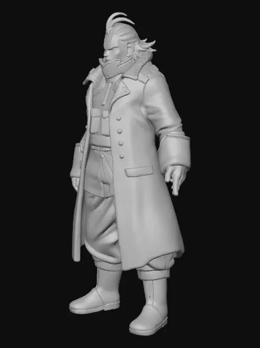 3D model for Mysterious Scientist Character