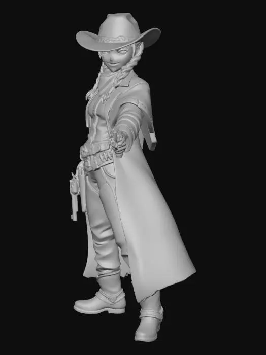 3D model for Eve western
