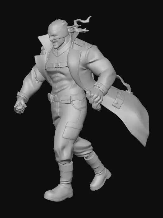 3D model for Vigilante Hero