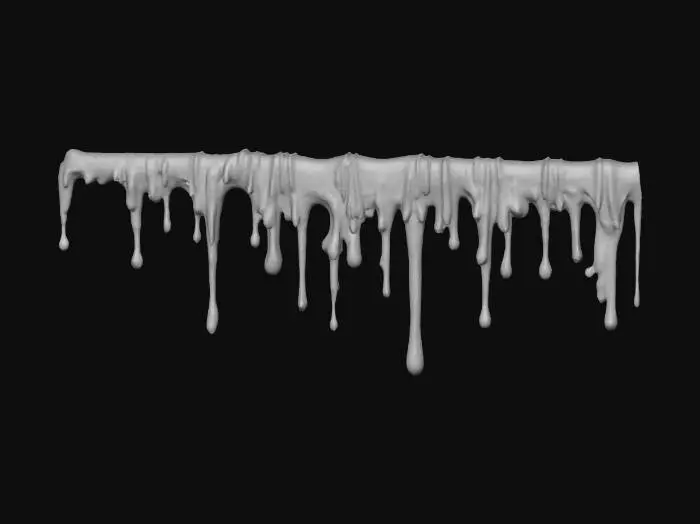 3D model for Dripping candle wax