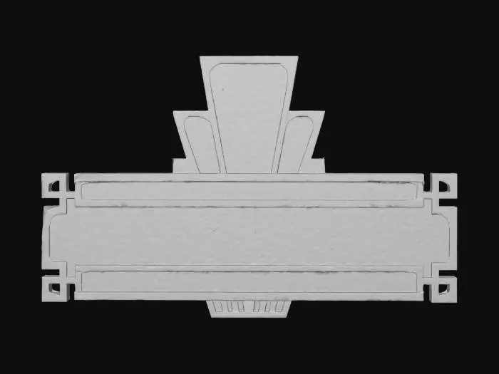 3D model for Sign Art Deco Empty