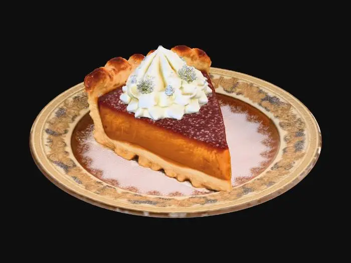 3D model for Pumpkin Pie Slice