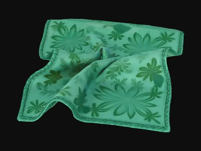 3D model for Napkin with folds