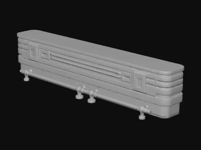 3D model for Bar Console Cyberpunk