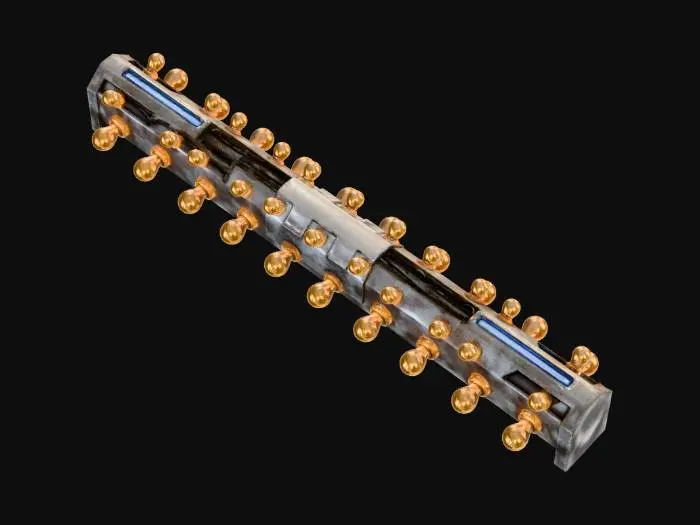 3D model for Light Pole Thick Cyberpunk