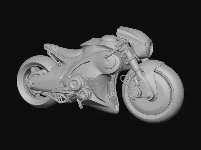 3D model for Bike Cyber Orange