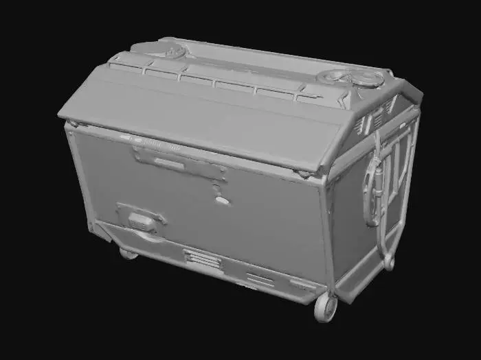 3D model for Dumpster Cyberpunk
