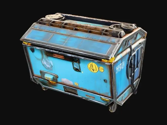 3D model for Dumpster Cyberpunk