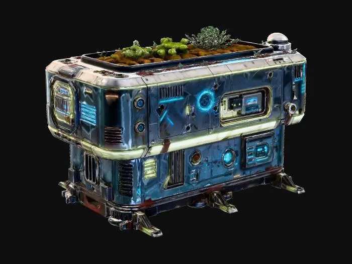 3D model for Plant Pod Cyberpunk Scifi