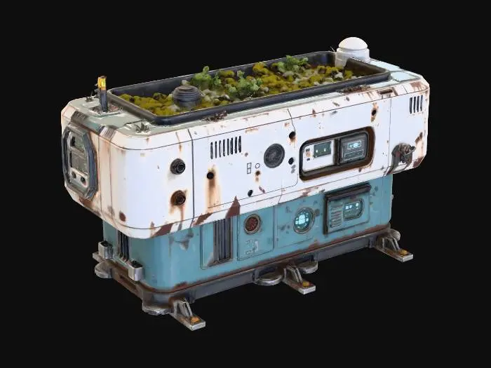 3D model for Plant Pod Cyberpunk Rusty