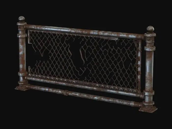 3D model for Railing Chain-Link 02