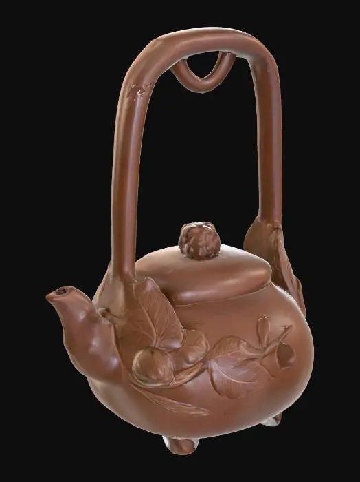 3D model for Floral Clay Teapot