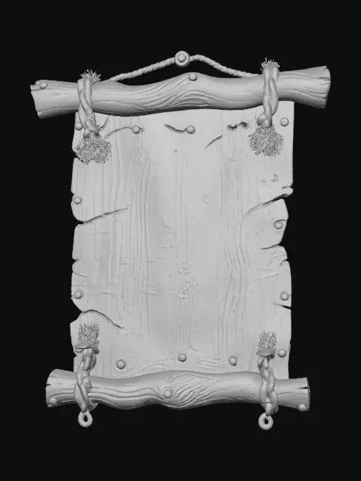 3D model for Hanging Rustic Board