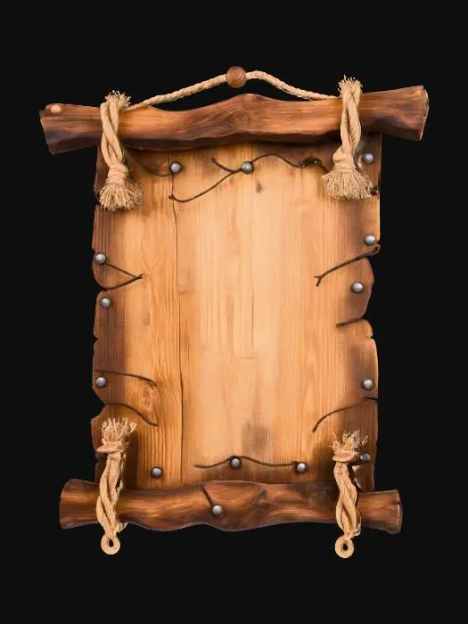 3D model for Hanging Rustic Board
