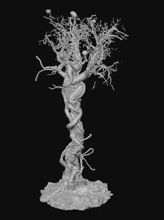 3D model for Tangled Oak Roots