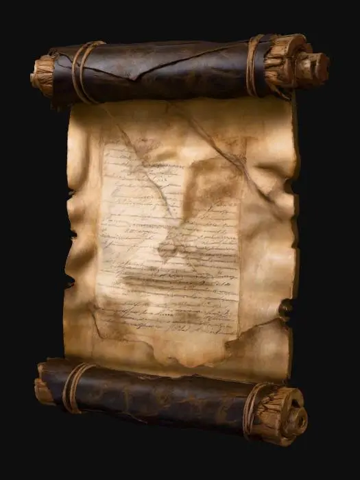 3D model for Scroll Ancient