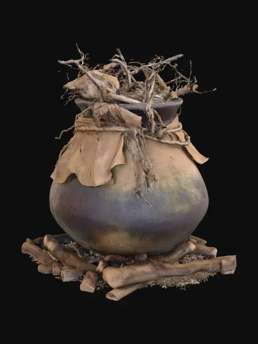 3D model for Cauldron of Twigs and Firewood
