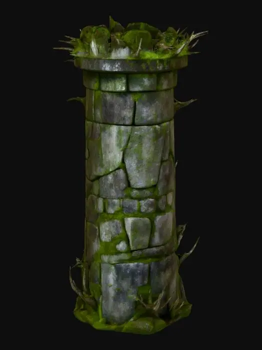 3D model for Thorned  Medieval Chimney