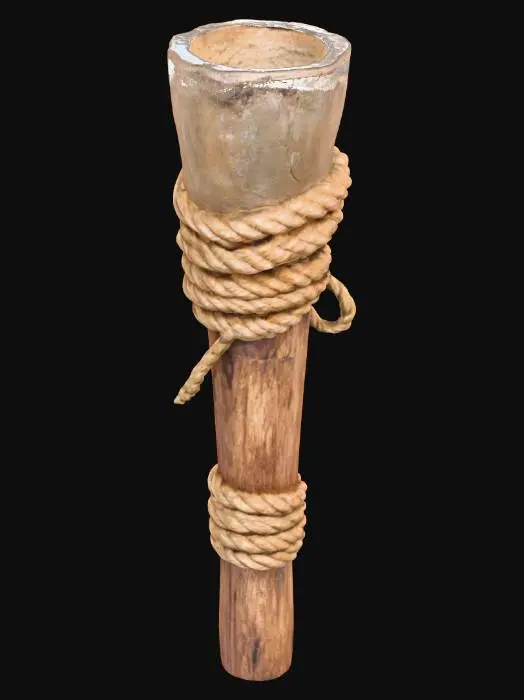 3D model for Simple Wooden Torch